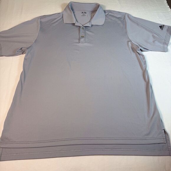 Adidas Shirt Men's X Large Gray  Performance Polo Golf‎ Active Golfer - Picture 11 of 11